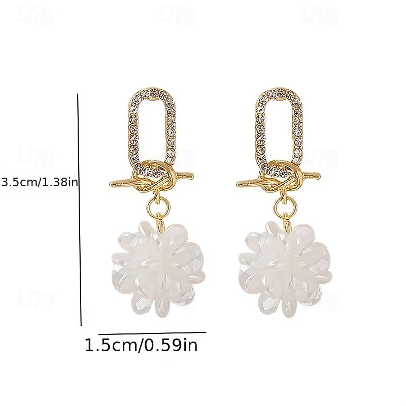 Women's Drop Earrings Classic Joy S925 Sterling Silver Earrings Jewelry Gold For Wedding Valentine's Day Prom Festival 2026 - $20.99 –P6