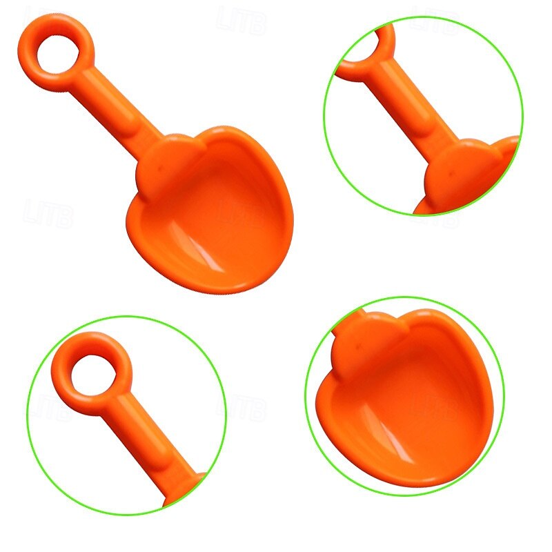strand sand spader for barn - 4 pakker spader fargerike scoops reise sand leker for småbarn barn utendørs graving lek kraftig plast hage planting spader spader sett sandkasse leker 2025 - $14.99 –P4