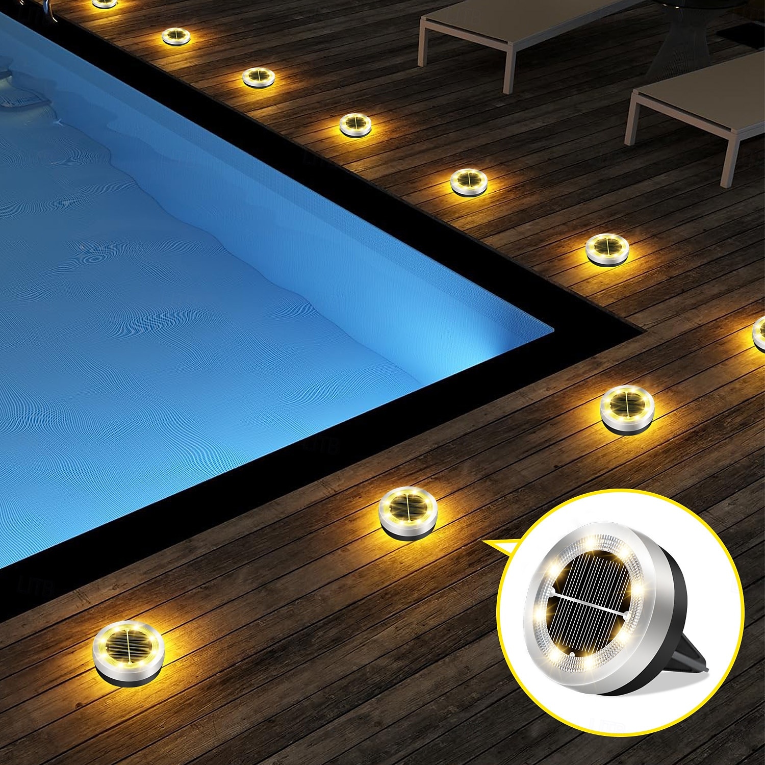 1st 5 W Skulptur och landskapsljus Vattentät Varmvit Kallvit 1.2 V 1 LED-pärlor 2025 - $8.49 –P2
