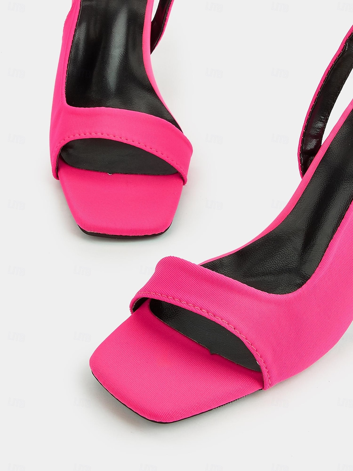 Escarpins à bride arrière rose vif pour femmes – sandales à bout ouvert audacieuses pour des rendez-vous décontractés et séduisants de 2025 ? $26.99 –P5