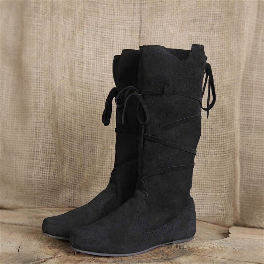 Retro Vintage mittelalterliche Renaissance-Schuhe, Pirat, Ritter, Ritter, Herren, Damen, Unisex, Halloween, Event/Party, Maskerade-Schuhe, ausgefallene mittelalterliche Stiefel 2026 - $57.99 –P5