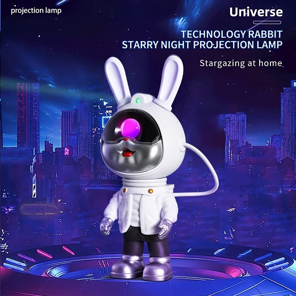 2025年 宇宙飛行士スター銀河プロジェクター 星雲天井ナイトライト タイマー＆リモコン付き 寝室、子供用＆ギフト  コレクション – $55.99 –P1