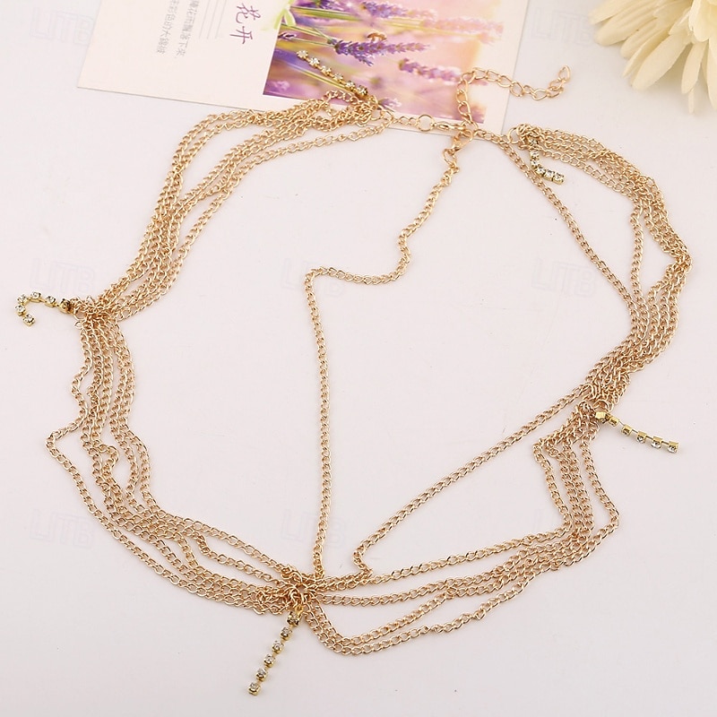 1 pezzo Per donna Fasce Set di accessori per capelli Per Ferie Retrò Lega Oro del 2026 a $12.99 –P2