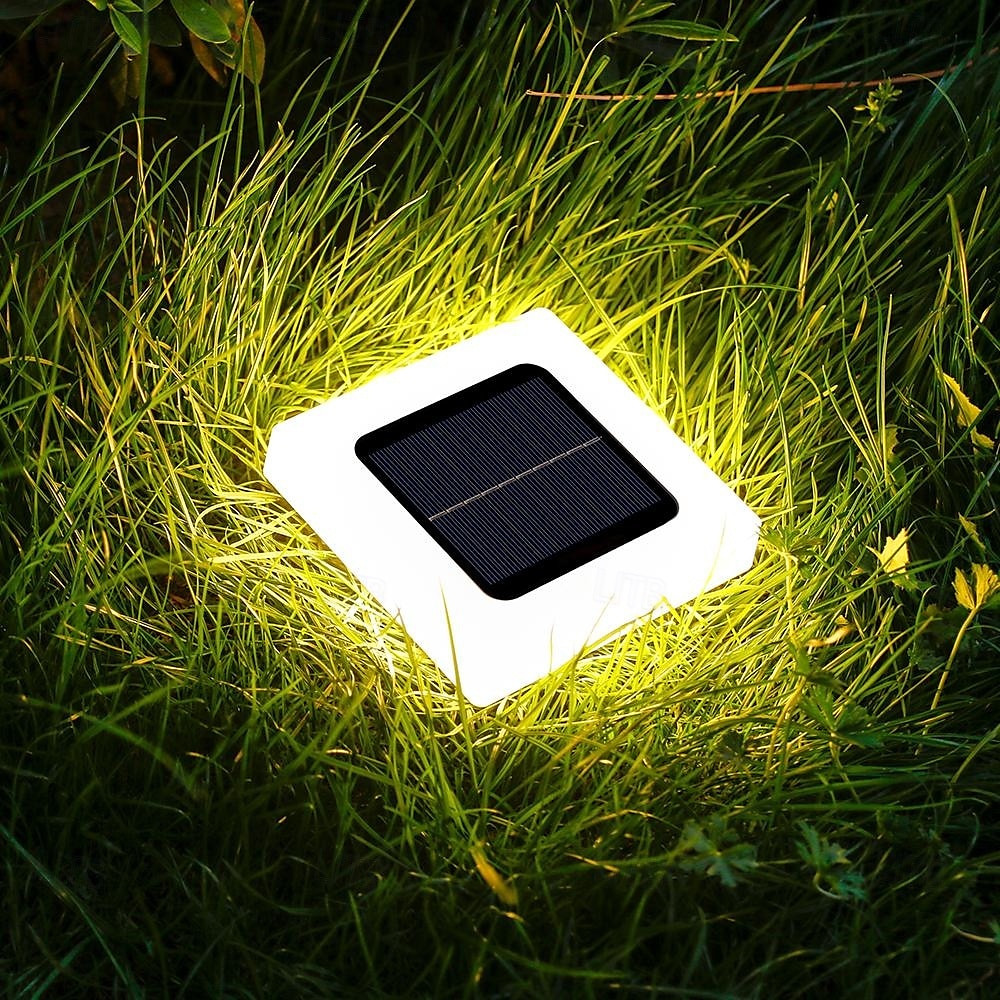 2/4 ks led solární venkovní zemní světlo 16led voděodolné domácí zahradní světlo zahradní osvětlení chodníku osvětlení krajiny světlo solární nástěnné světlo 2026 - $21.99 –P9