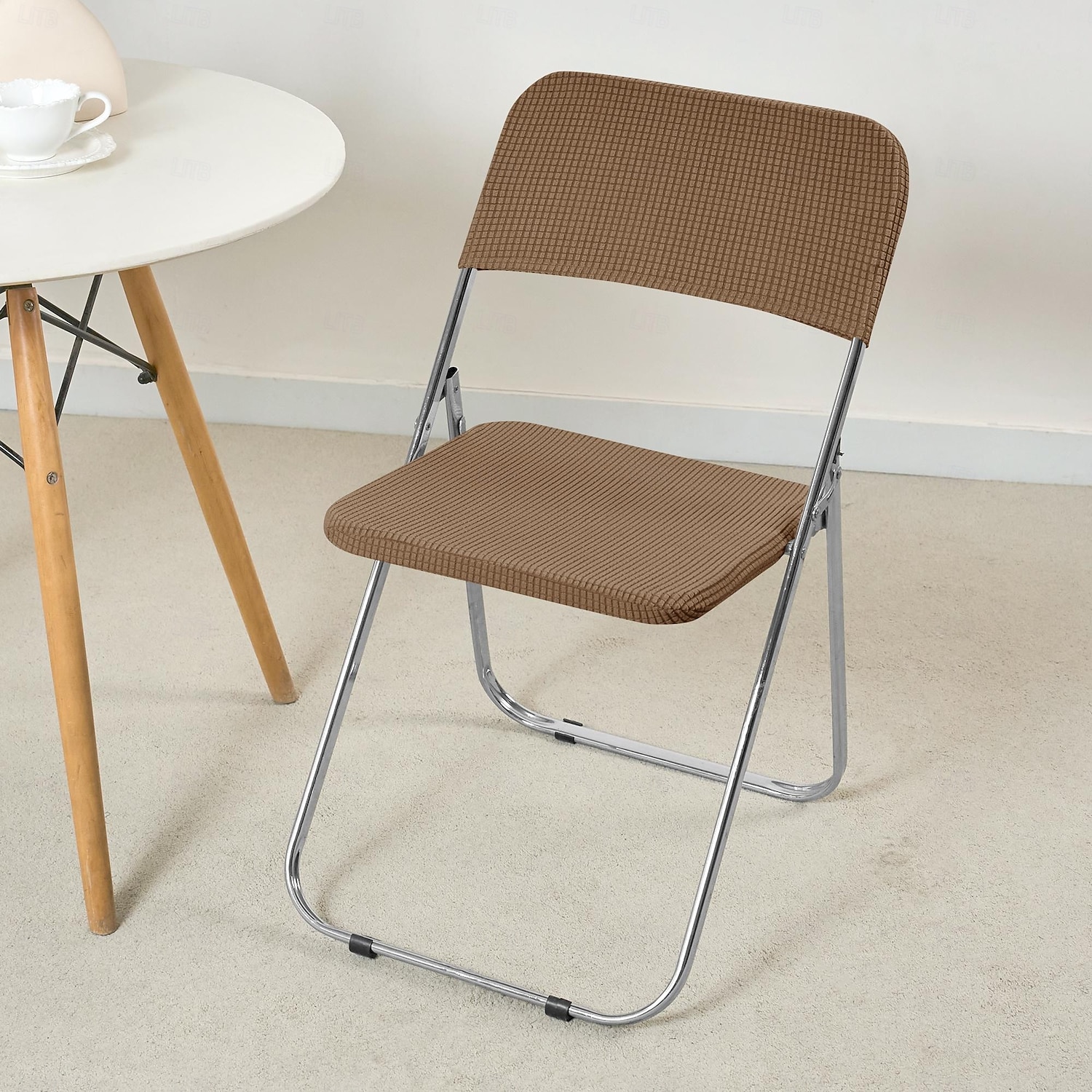 Coprisedia pieghevole in jacquard da 2 pezzi/set: elegante e resistente, per uno stile e una protezione migliori, perfetto per pranzi o eventi. del 2025 a $23.99 –P7