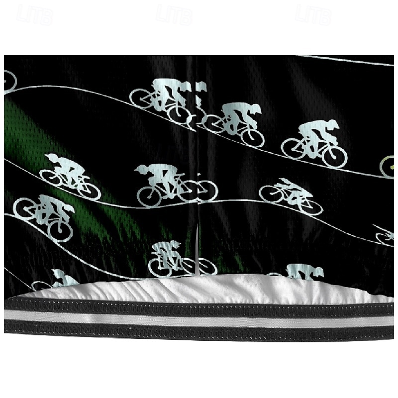 Herr Cykeltröja Kortärmad Cykel T-shirt Tröja med 3 bakfickor Bergscykling Andningsfunktion Snabb tork Anatomisk design Uppsugande Vinrött Svart Blå Grafisk Lutning sporter Kläder 2025 - $25.99 –P4