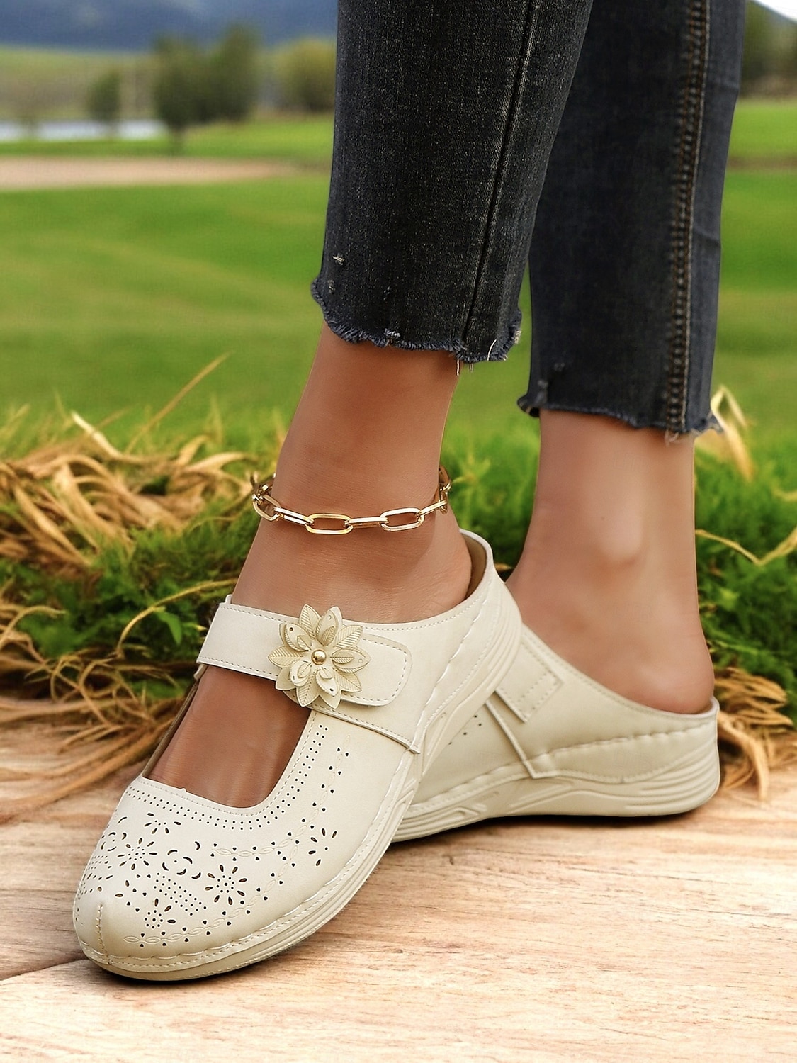 Mules Mary Jane à fleurs pour femmes – un style mignon et confortable pour les sorties décontractées, le shopping et le quotidien de 2026 ? $24.99 –P6