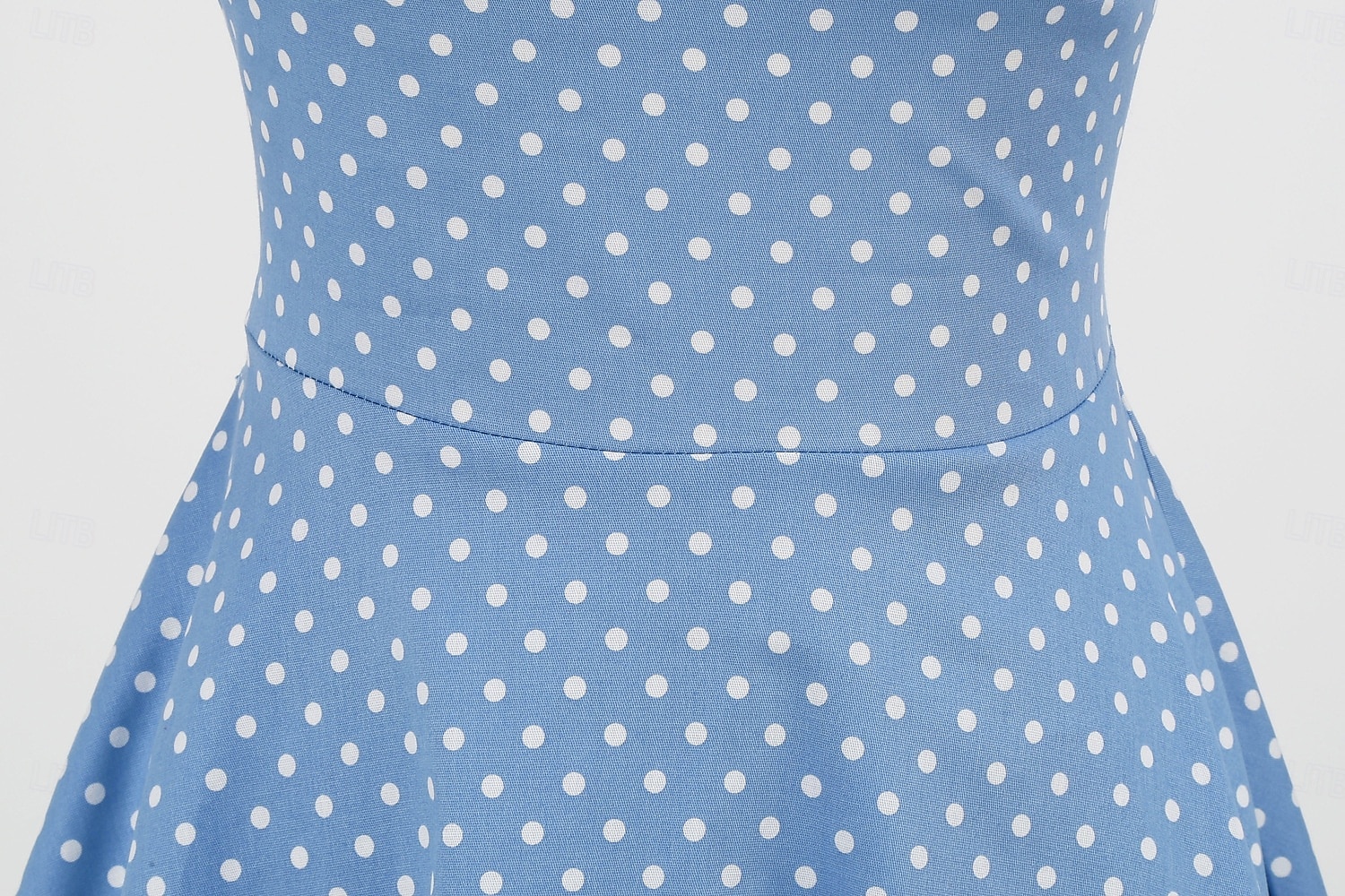 cross-border hot sale retro polka dot halter neck halter strap slim slim waist palace swing dress women europe and america 2025 - $35.99 –P7