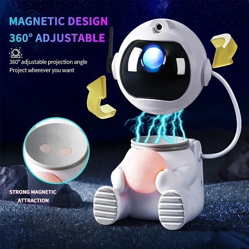 Galaxy Star Astronaut Projector LED Night Light Nebula Ceiling Lamp for Bedroom Decoration & Kids Gift 2025 - $63.99 –P11