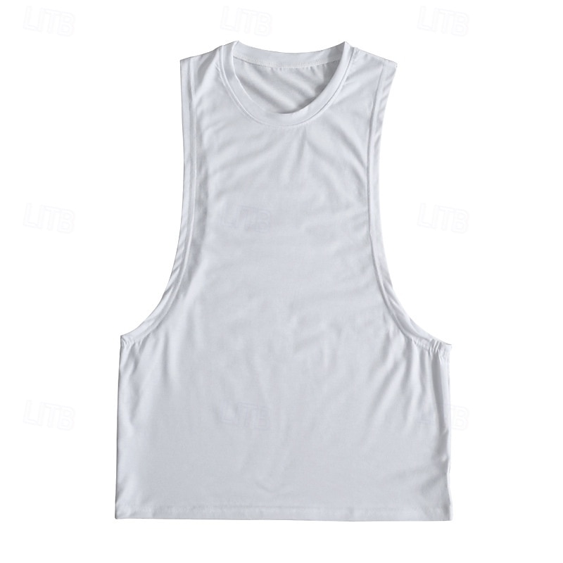 Men's Tank Top Vest Top Undershirt Sleeveless Shirt Sleeveless Crew Neck Summer Print Fashion Designer Basic Classic Vacation Street Going out Black White Pink Top Tee for Men 2025 - $16.99 –P7