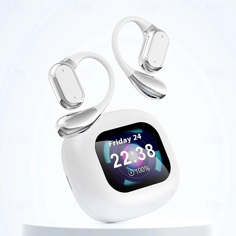 Q18 Ear Hanging Full Color Touch Screen Noise Reduction Bluetooth Earphones Multi functional Touch Screen OWS Ear Hanging 2025 - $27.99 –P14