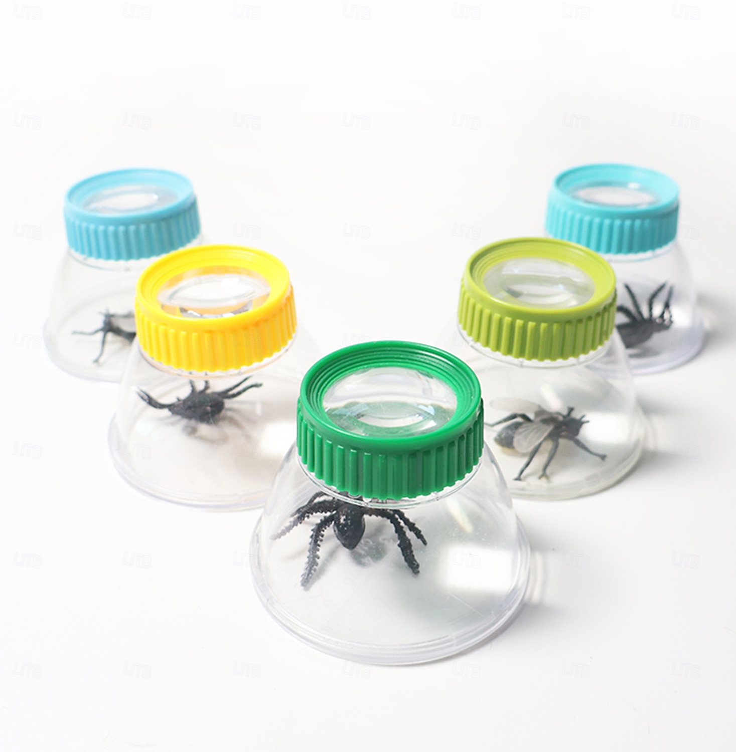 Pacote com 12 copos de observação de insetos com lupa, caixa coletora de insetos, experimento científico infantil, material didático para jardim de infância, brinquedos educativos de 2025 por $38.99 –P3