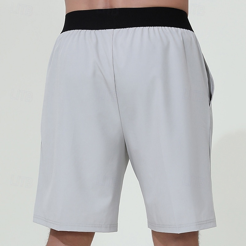 Herren Laufshorts Sommer Außen Normale Passform Atmungsaktiv Schnelltrocknend Shorts Elastischer Bund Schwarz Hellgrau Laufen Jagd Klettern S M L XL XXL 2025 - $15.49 –P9