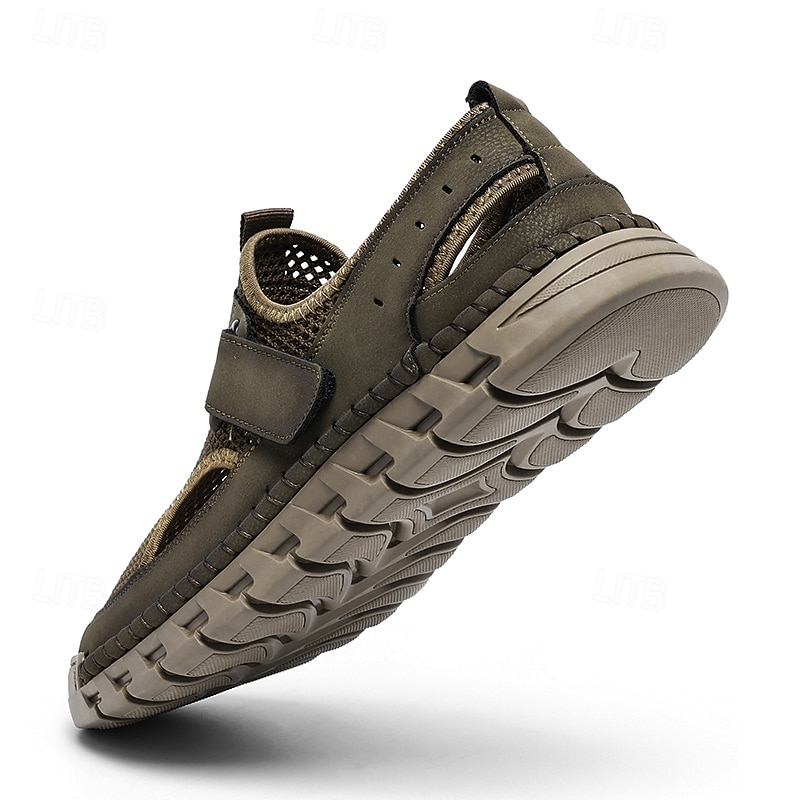 סנדלי גברים - עיצוב רשת נושם, סגנון נינוח לנסיעות יומיות והרפתקאות חוצות קלות 2025 - $46.99 –P1