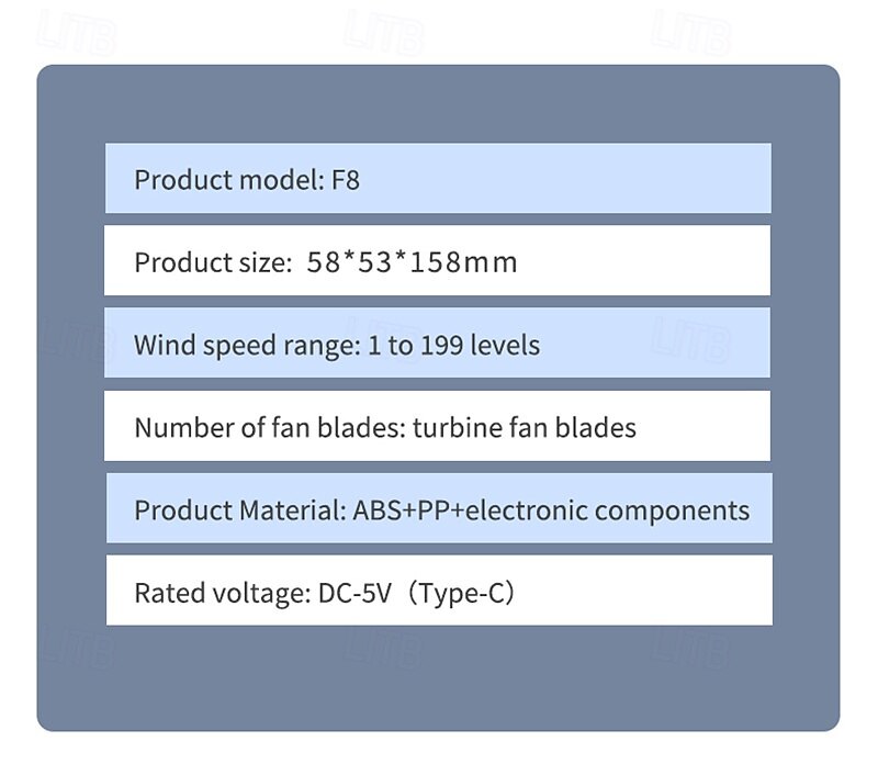 2025年 199段階ポータブルTEC冷却ファン – 超高速風、低騒音、コンパクトハンドヘルドデザイン  コレクション – $27.99 –P15