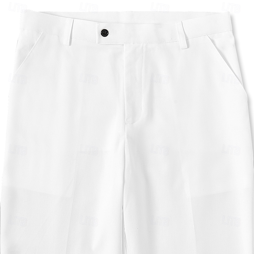 Costumes de mariage en lin pour hommes blanc bleu ciel été unis ajustement ajusté 3 pièces à simple boutonnage deux boutons de 2025 ? $139.99 –P9