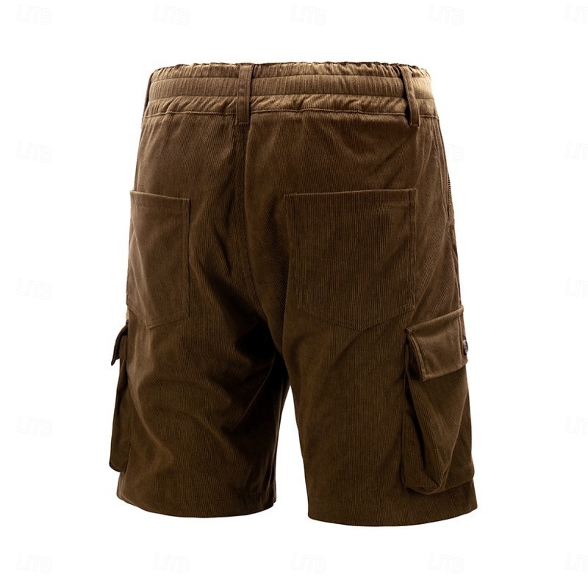 Herren Cargo-Shorts Cordhose Shorts Freizeitshorts Wander-Shorts Elastischer Bund Mehrere Taschen Gerader Schnitt Einfach Komfort Atmungsaktiv Knielang Outdoor Lässig Täglich Urlaub Mode Schwarz Blau 2025 - $23.99 –P2
