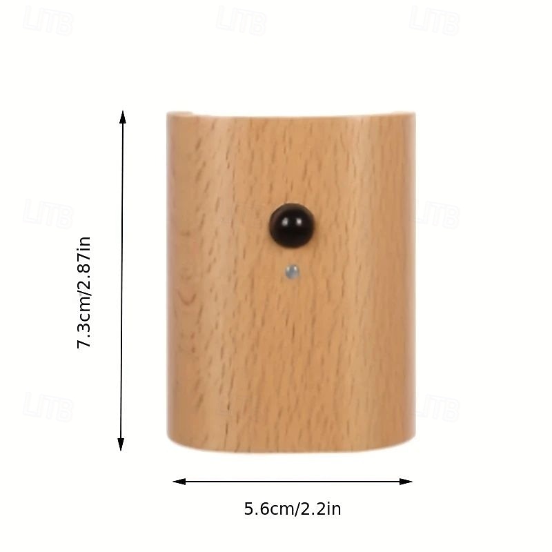 Luzes de parede de movimento de madeira modernas sensor luz noturna usb recarregável lâmpada de parede para entrada escada corredor sala de estar parede varanda decoração 1pc de 2026 por $34.99 –P6