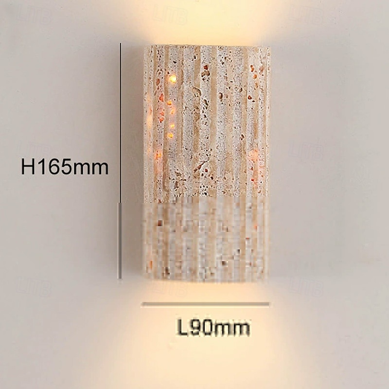 Interior Criativo Vintage Tradicional / Clássico Luzes de parede internas Sala de Estar Pedra Luz de parede 110-120V 220-240V 3 W de 2025 por $127.99 –P5