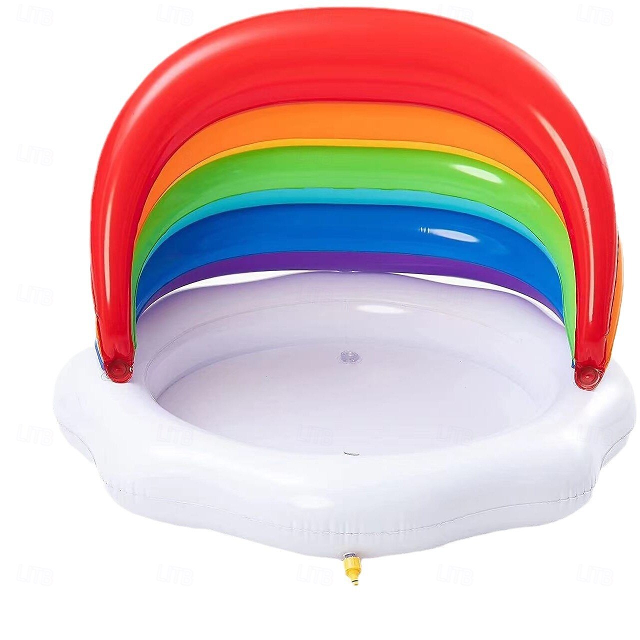 Inflatable Sprinkler Baby Pool with Canopy Rainbow Kiddie Pool Wading Pool for LearningInfant Water Pool ToysOutdoor Swimming Pool for Kids 2025 - $70.99 –P5