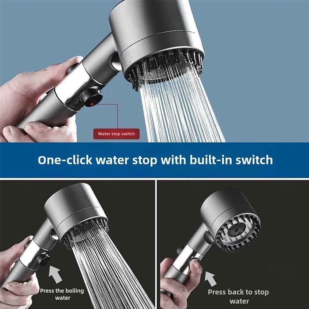 Ion Drops Filtered Showerhead with Hose, Filtered High Pressure Shower Heads with Handheld-Detachable Massage Shower Heads with Replacement-Cotton Filters 2025 - $29.3 –P4