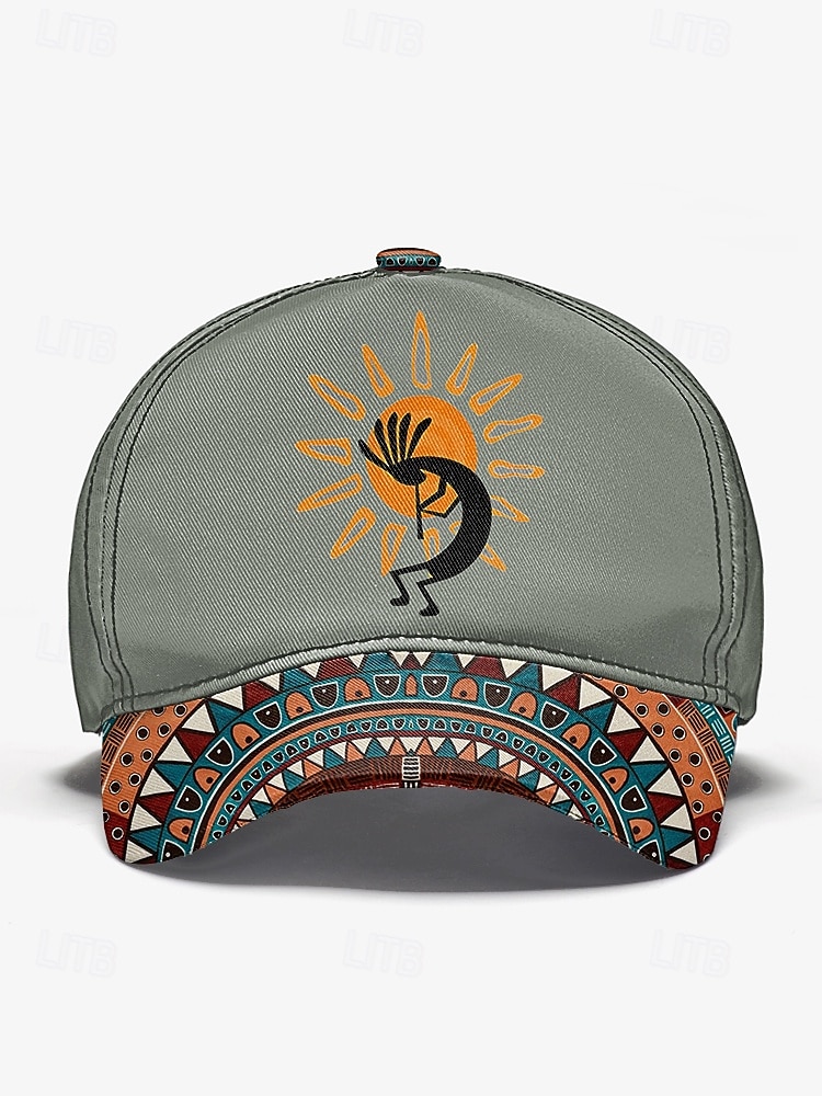 Cappellino da baseball da uomo con stampa mimetica e motivo tribale, cappello regolabile con protezione solare per sport all'aria aperta, escursionismo e abbigliamento casual del 2026 a $14.99 –P3