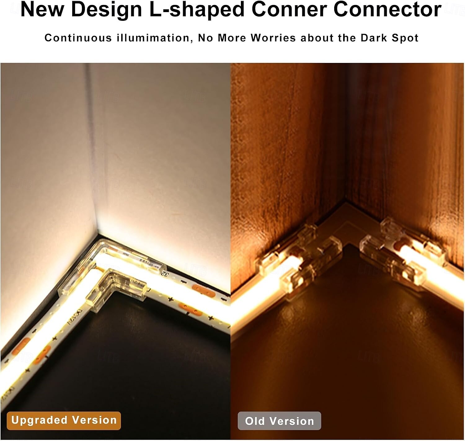 COB LED Strip Connectors 8mm 10mm 2 Pin COB LED Strip Connectors 10PCS 20PCS I-Shaped L-Shaped Board to Board Corner Connectors Transparent and Gapless LED Tape Light Connectors Suitable for DIY COB 2025 - $9.99 –P7
