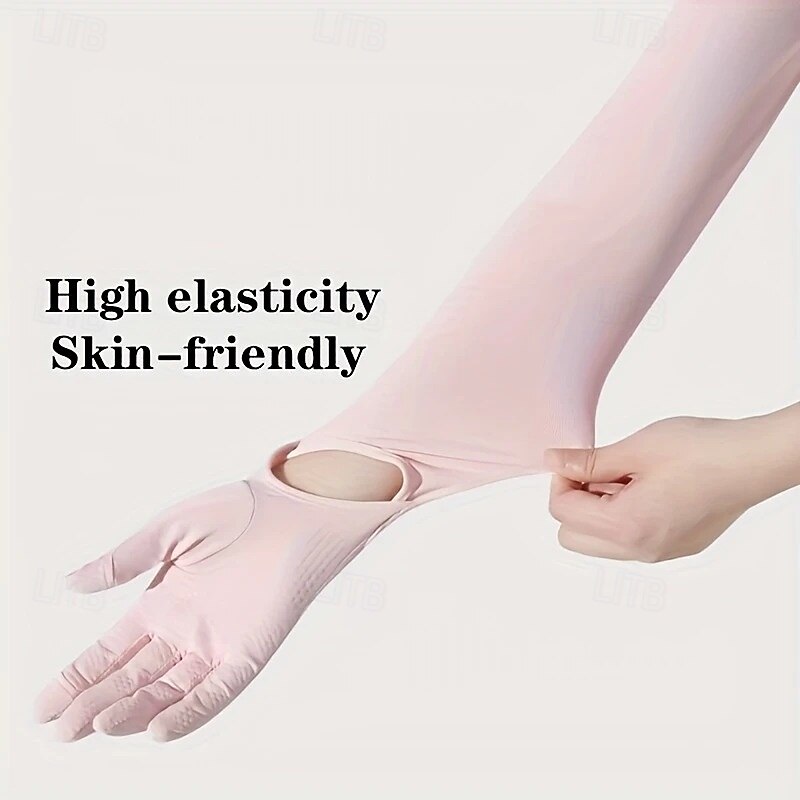 UV Long Sun Gloves, UPF 50+ Touchscreen Non Slip Full Finger Arm Sun Glovers Sunblock Gloves for Outdoor Sports Driving 2025 - $20.99 –P2