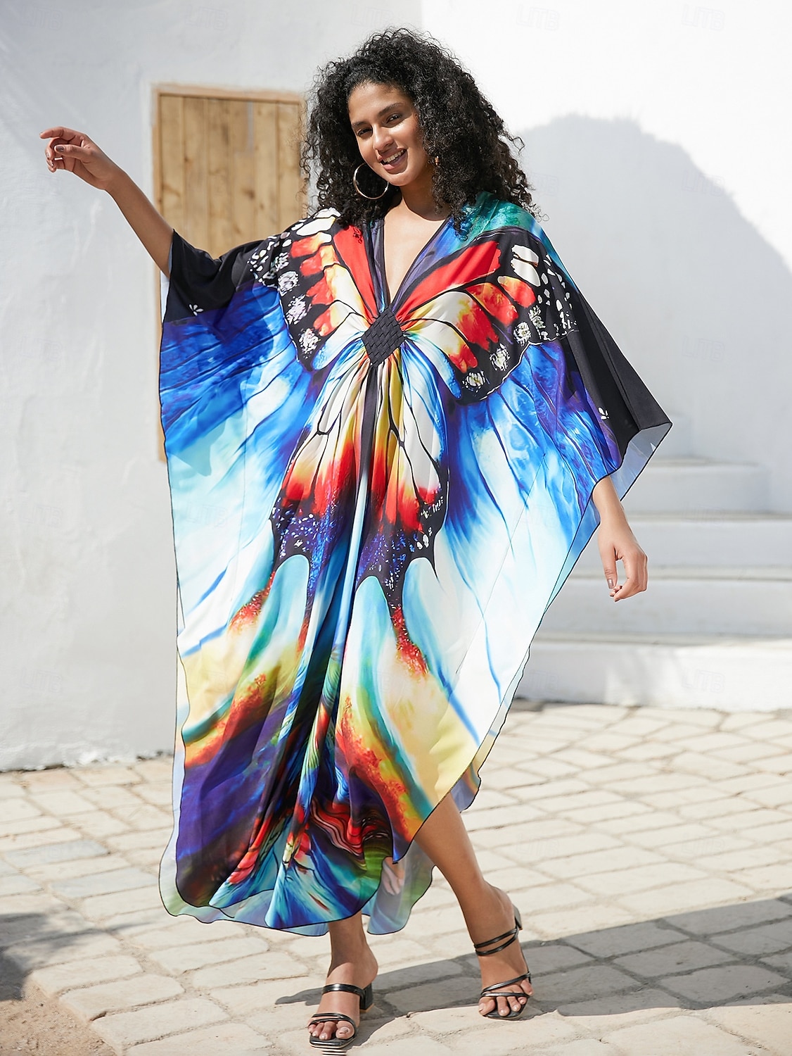 Halloween Kjoler Kaftan Stolthet Regnbue Fritid Voksne Dame Halloween Karneval Pride-parade Pride måned Enkle Halloween-kostymer Kle deg opp 2025 - $37.99 –P16