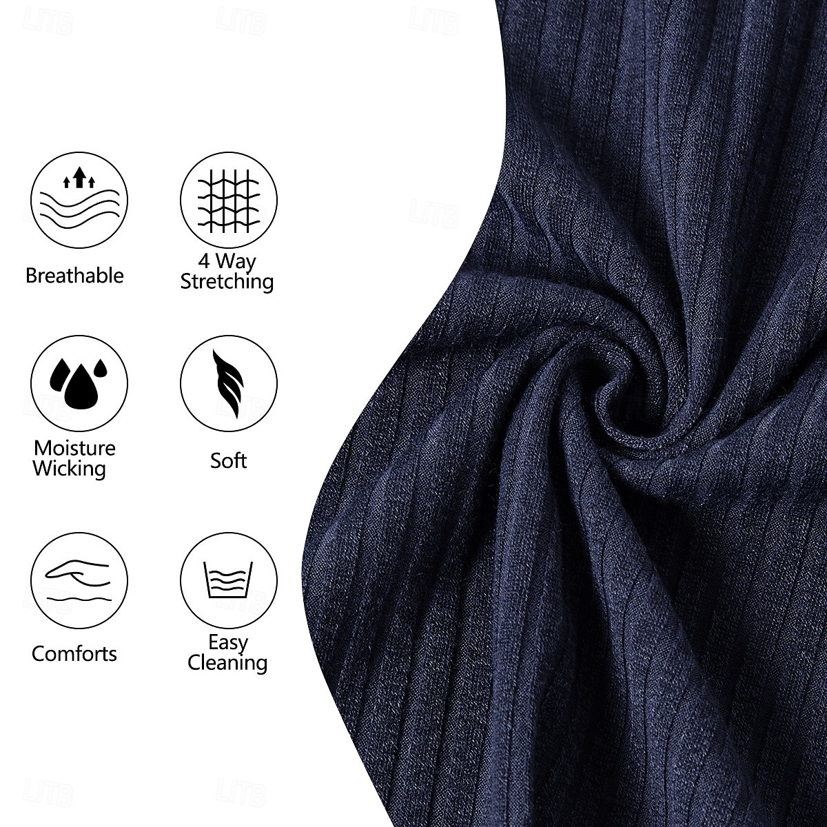 Men's Rib Knit Top Golf Polos Shirts Work Casual Lapel Ribbed Polo Collar Short Sleeve Basic Modern Color Block Buttons Knitted Summer Spring & Summer Slim Fit White Yellow Navy Blue Light Blue Rib 2025 - $22.99 –P5