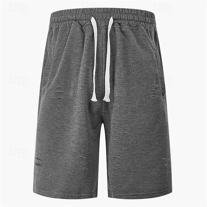 Herren Sportliche Shorts Sweat-Shorts Shorts Sommershorts Tasche Kordelzug Elastischer Bund Einfach Komfort Atmungsaktiv Kurz Outdoor Sport Klassisch Lässig Schwarz Armeegrün 2025 - $17.99 –P13