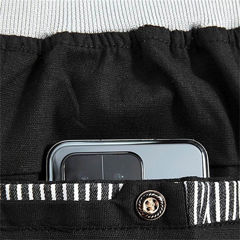 Homens Shorts sociais Burmuda Shorts Shorts de trabalho Bolsos Com Cordão Tecido Conforto Respirável Comprimento do joelho Ao ar livre O negócio Moda Casual Preto Azul de 2025 por $25.99 –P9