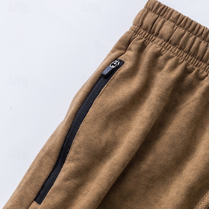 Men's Athletic Shorts Sweat Shorts Shorts Summer Shorts Pocket Drawstring Elastic Waist Plain Comfort Breathable Short Outdoor Sports Classic Casual Black Navy Blue 2025 - $17.99 –P7