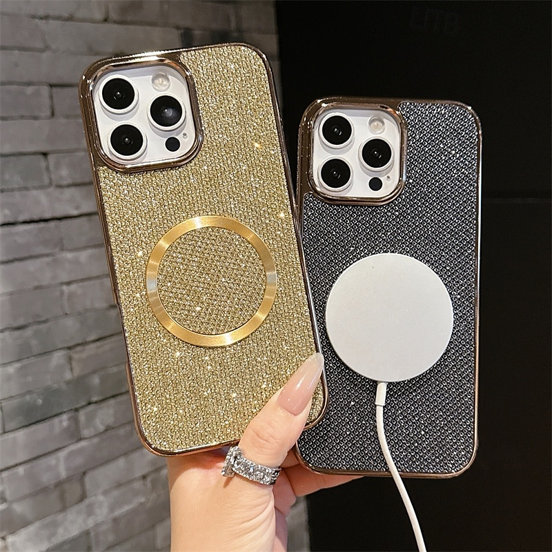 telefono Custodia Per Apple AirTag iPhone 16 Pro Max Plus iPhone 15 14 Pro Max Plus iPhone 13 12 Pro Max Copertura Posteriore Custodia ad adsorbimento magnetico Magnetico Supporta la Ricarica del 2025 a $21.99 –P1