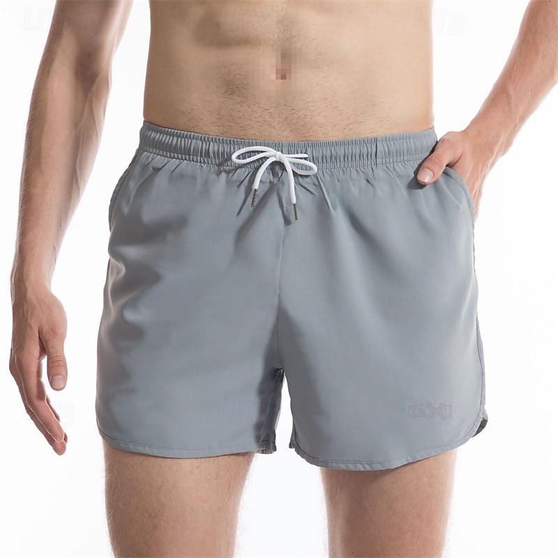 Men's Running Shorts Military Outdoor Regular Fit Quick Dry Shorts Elastic Waist Drawstring Black White Hunting Climbing Camping / Hiking / Caving S M L XL XXL 2025 - $16.49 –P1