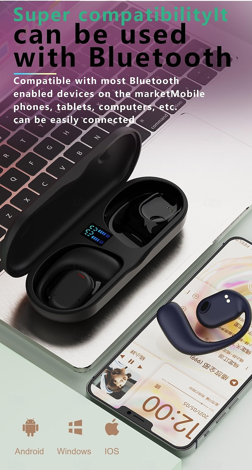 X29 Bluetooth 5.3 Hands-Free Headset Ear Hook Sports Hi-Fi with Charging Box for Fitness & Mobile Phones 2025 - $25.99 –P11