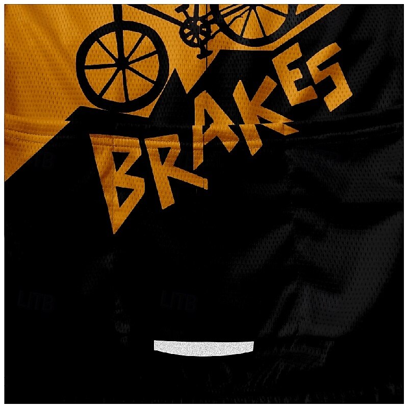 Herr Cykeltröja Kortärmad Cykel T-shirt Tröja med 3 bakfickor Bergscykling Andningsfunktion Snabb tork Anatomisk design Uppsugande Gul Röd Blå Grafisk sporter Kläder 2025 - $25.99 –P5