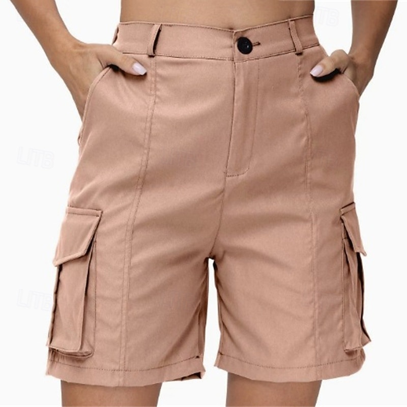 Per donna Shorts da corsa Shorts Cargo Shorts da escursionismo Esterno Vestibilità regolare Asciugatura Rapida Pantaloncini Elastico in vita Grigio scuro Nero Caccia Arrampicata Corsa S M L XL XXL del 2025 a $24.99 –P11