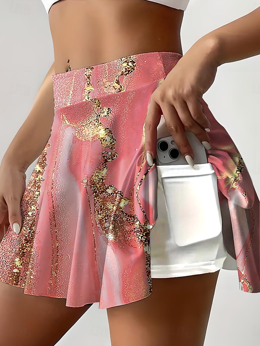 Jupons pour femmes Culottes Jupes mini Décontractées Jupes mi-hautes Imprimé graphique Élastique Vacances Quotidien Vert clair Rose Bleu Vert Été Polyester de 2025 ? $19.99 –P2