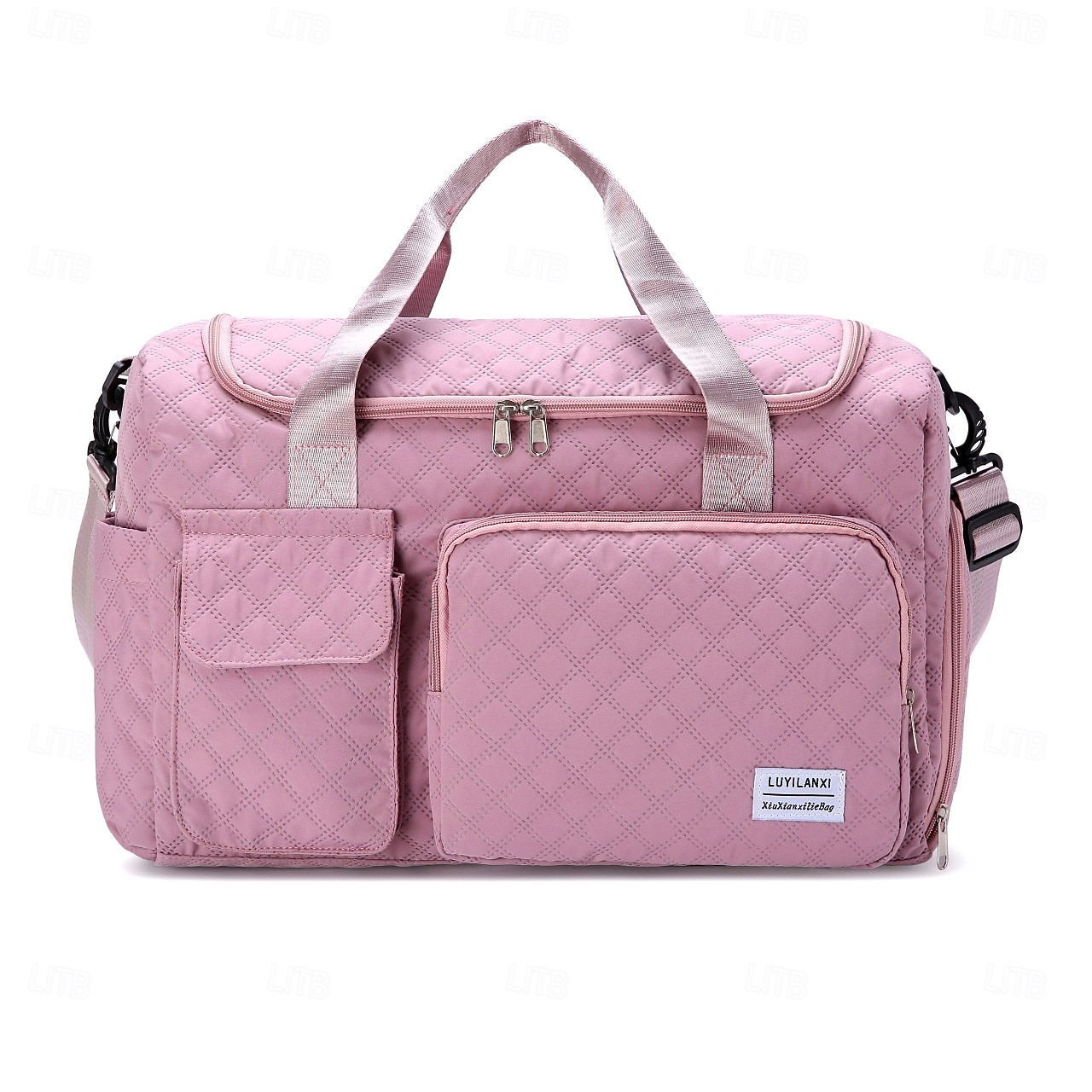 Sac de voyage week-end avec compartiment à chaussures, fourre-tout en tissu Oxford grande capacité avec fermeture éclair, sac à bandoulière matelassé pour ranger les vêtements, bagage de sport de nuit de 2026 ? $22.99 –P11
