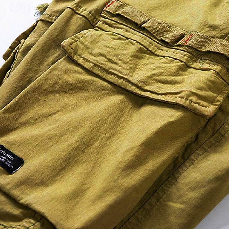 Per uomo Pantaloncini cargo Shorts Pantaloncini Estivi Coulisse Elastico in vita Multi-tasche Semplice Comodità Indossabile Lunghezza al ginocchio All'aperto Sport Quotidiano Moda Casual Nero Cachi del 2025 a $34.99 –P7