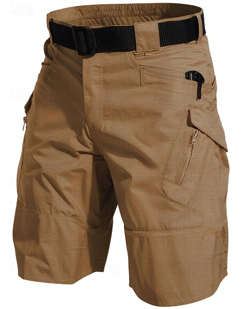Herren Laufshorts Cargohosen Wandershorts Militär Außen Normale Passform Schnelltrocknend Shorts Dunkelgrau Schwarz Jagd Klettern Laufen 30 32 34 36 38 2025 - $21.99 –P6