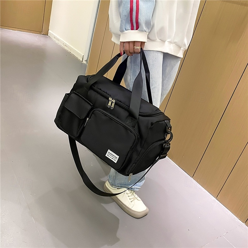Bolsa de viagem de fim de semana, bolsa esportiva com compartimento para sapatos, bolsa de ginástica com compartimento para roupas molhadas e secas para mulheres e homens, bolsa de ombro de grande de 2025 por $20.99 –P4