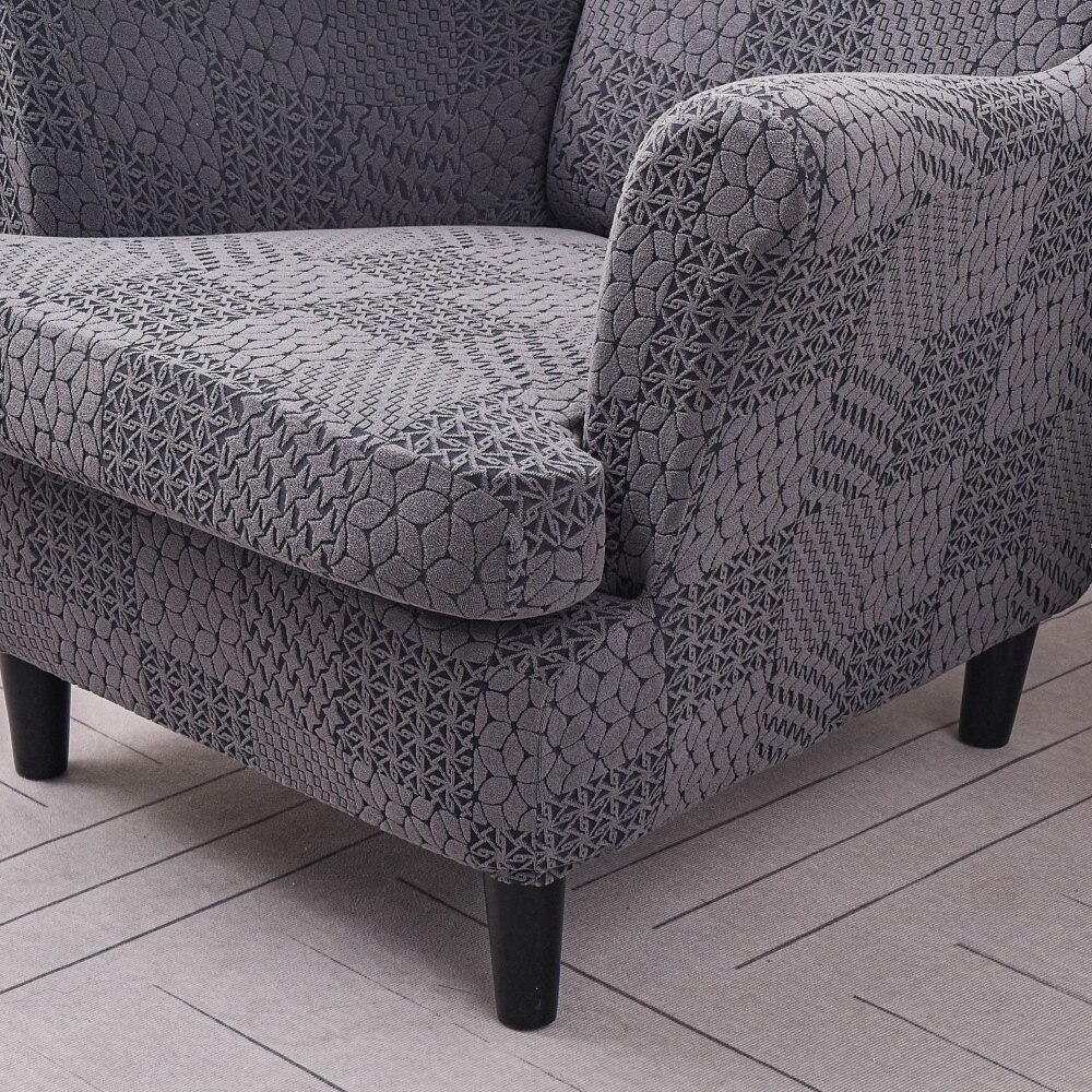 Copertura per poltrona a orecchioni Geometrico Stampato e jacquard Poliestere Copriletto del 2025 a $37.99 –P13