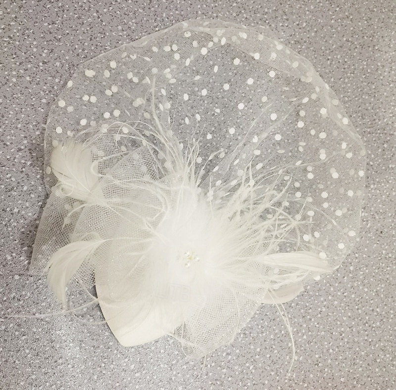 Kopfstück Tüll Federn Hochzeit Abendgesellschaft Elegant Hochzeit Mit Feder Kopfschmuck Kopfbedeckung 2025 - $16.99 –P8