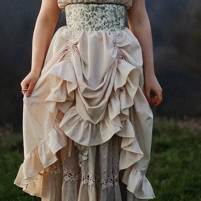Retro Antiguo Medieval Renacimiento Camisa de señora vestido celta Vestido inspirado en la regencia Vikingo élfico Mujer Celta Pirata Fantasía Víspera de Todos los Santos Carnaval Mascarada LARP 2025 - $52.99 –P6