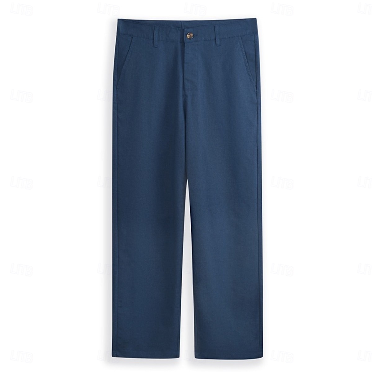 Hombre pantalones de traje Pantalones de lino Pantalones Pantalones de verano Pantalones de playa Bolsillo delantero Pierna recta Plano Comodidad Transpirable Longitud total Formal Negocio Festivos 2025 - $25.99 –P5