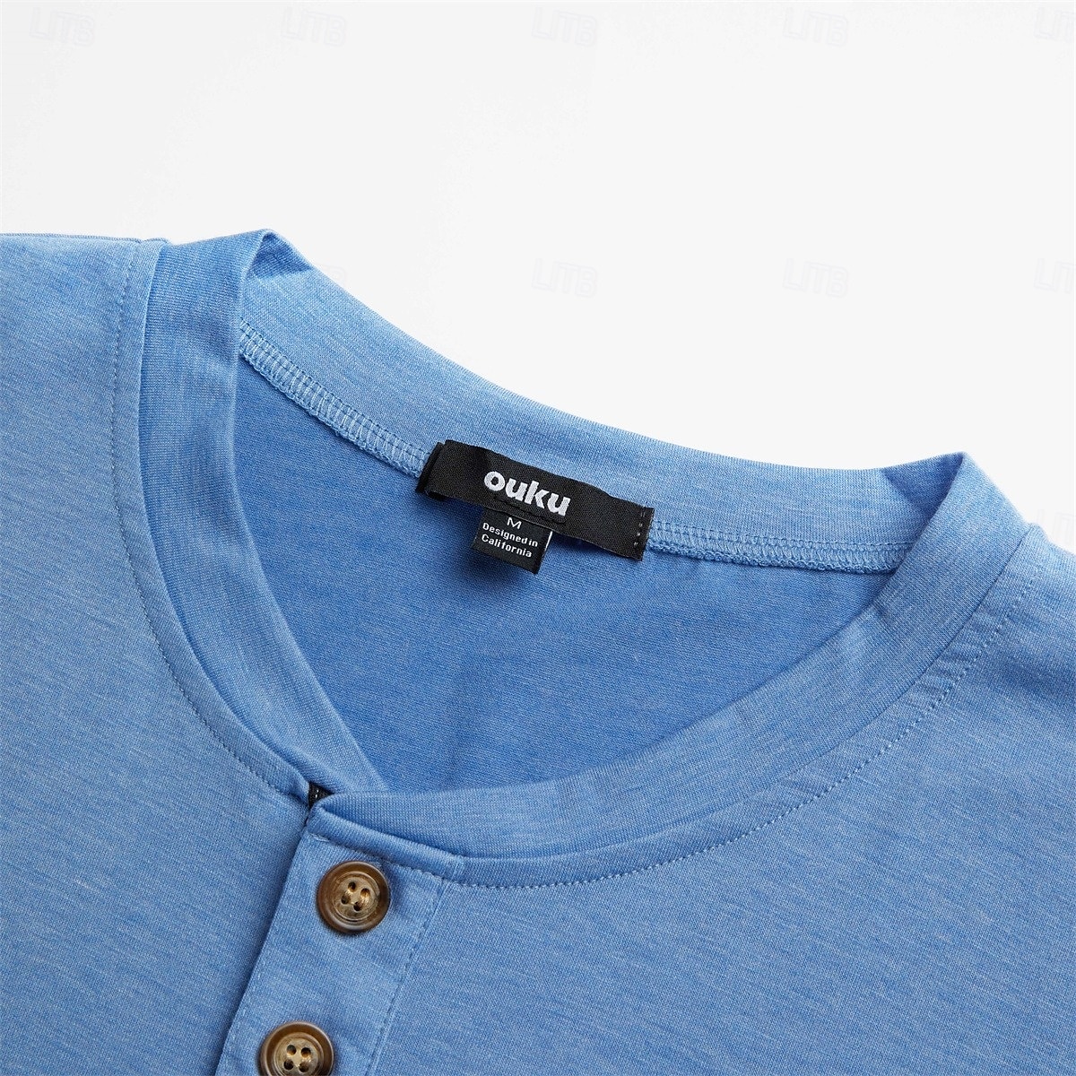 Pánské Tričko Henley Tričko Top Krátký rukáv Bez vzoru Módní Designové Základní Kapsy Knoflíky Henley Dovolená ulice Jdeme ven Léto Vodní modrá Černá Šedá Tričko Henley 2026 - $20.99 –P5