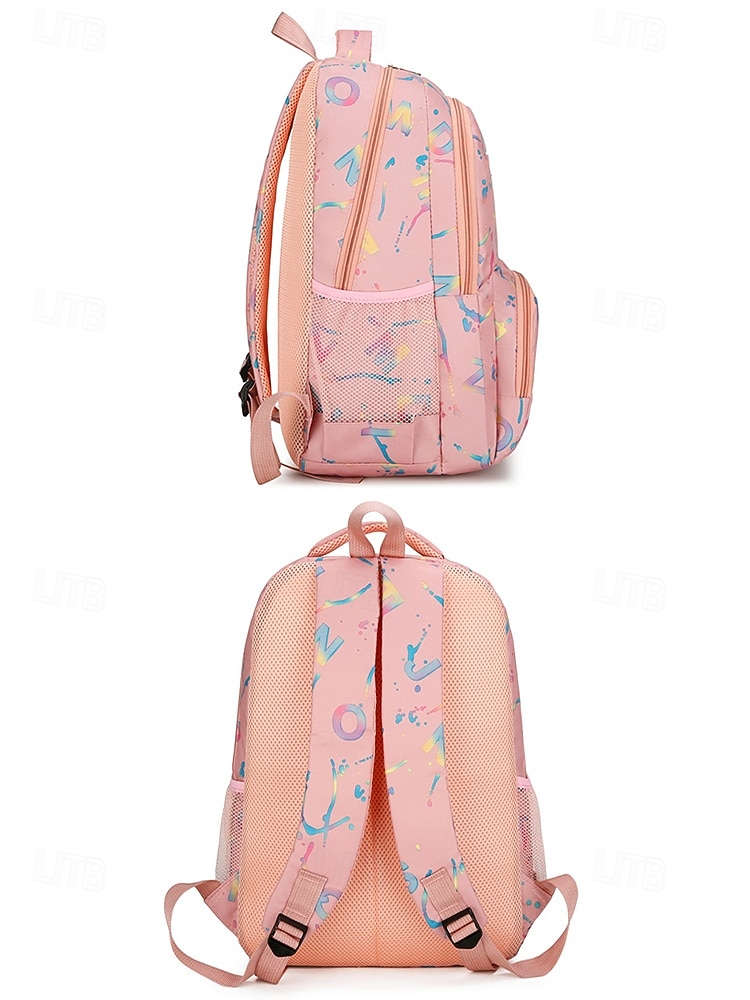Zaino Trolley Scuola Elementare 3 Pezzi, Zainetto con Ruote 6 Ruote