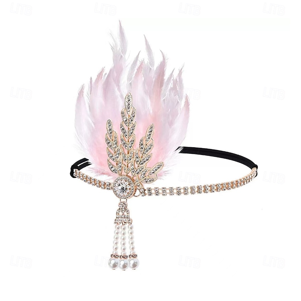 Jaren 1920 Gatsby Jaren ‘20 flapper hoofdband Normaal Retro Sprankelende glitter Kristal / Bergkristal Kostuum Dames Carnaval Maskerade Evenement / Feest Maskerade Festival Volwassenen Hoofddeksels 2026 - $15.99 –P6